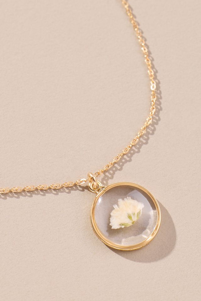 ネックレス・ペンダント Anthropologie Julietta Flower Pendant Necklace Floral Pendant Necklace | Anthropologie