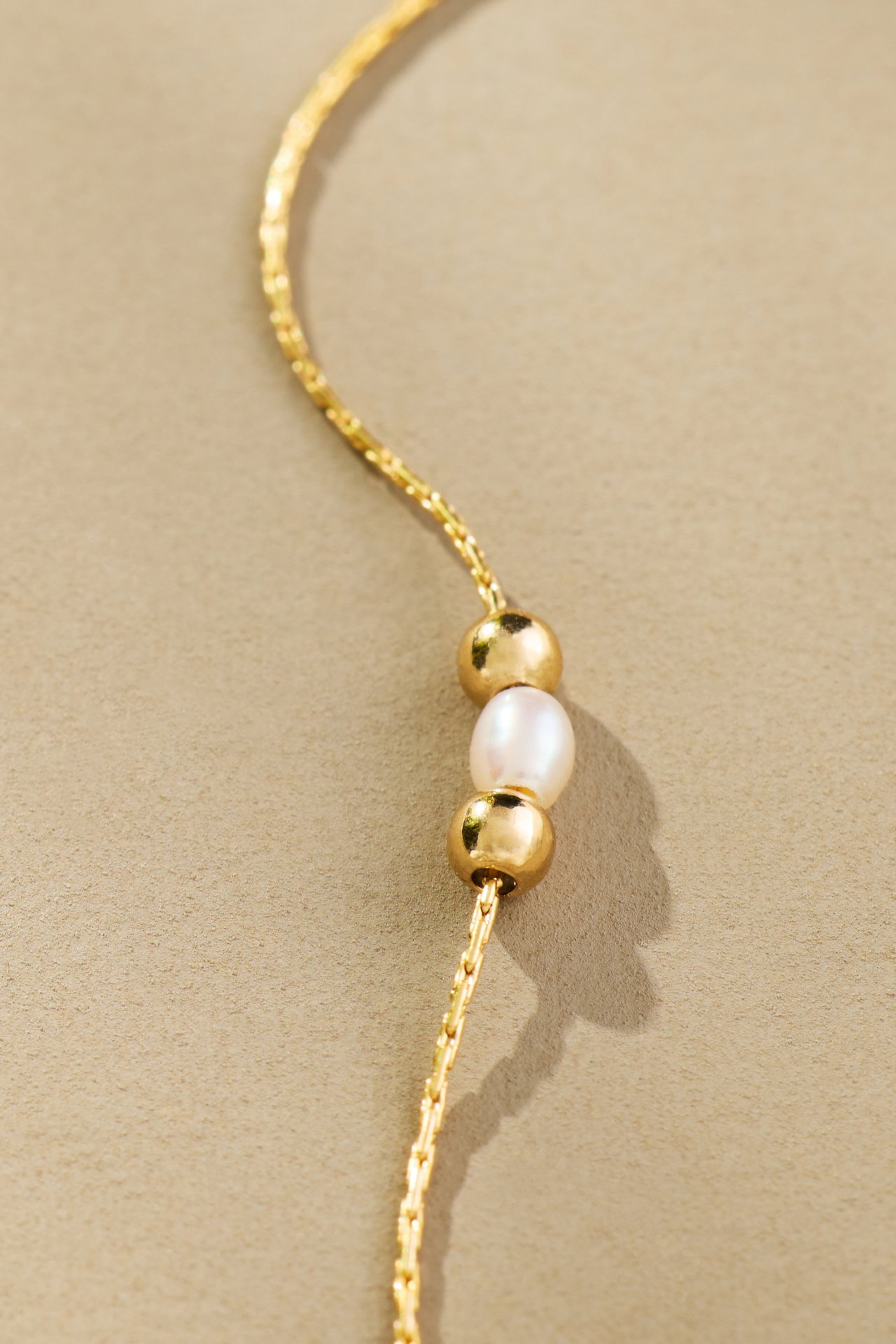 Set & Stones Michelle Pearl Anklet