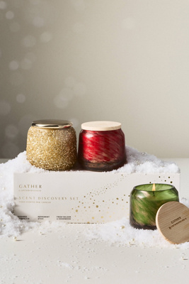 Anthropologie The Gather Candle By  Gift Set In Multi