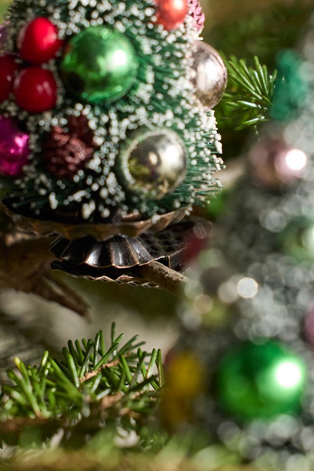 Bauble Brush Tree Clip Ornaments, Set of 5 #1