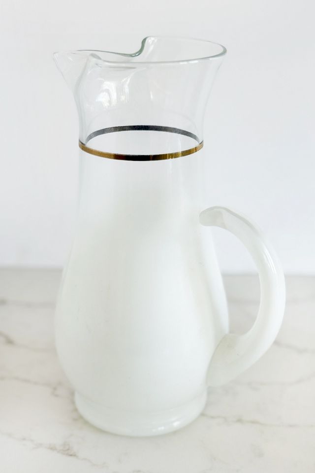 Old Flame Candle Co. Vintage 1950s White Blendo Glassware Set #2