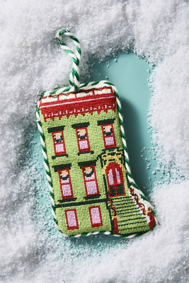 Furbish Studio Furbish Holiday Scene Ornament In Multi