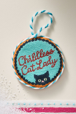 Furbish Studio Needlepoint Ornament In Multi