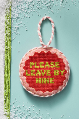 Furbish Studio Needlepoint Ornament In Multi
