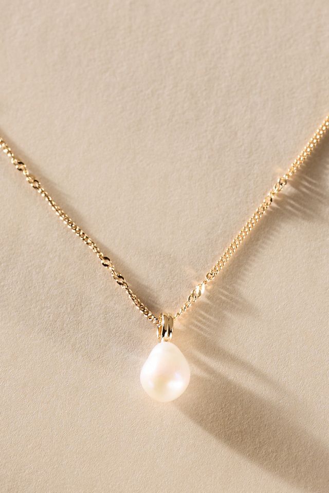 Missoma Baroque Pearl Twist Necklace #1