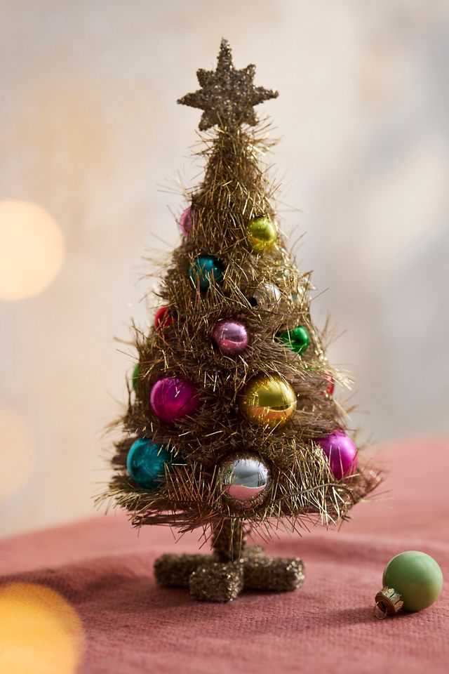 Vintage Tinsel Bauble Tree #2