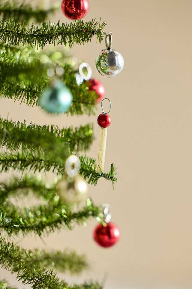 Mini Tinsel Candle Tree #1