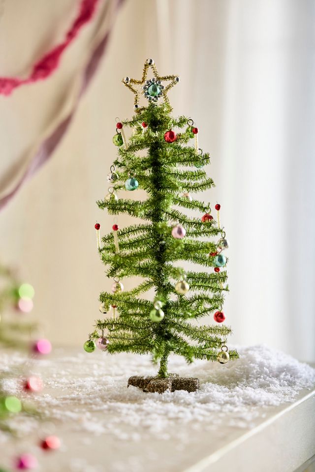 Mini Tinsel Candle Tree #2