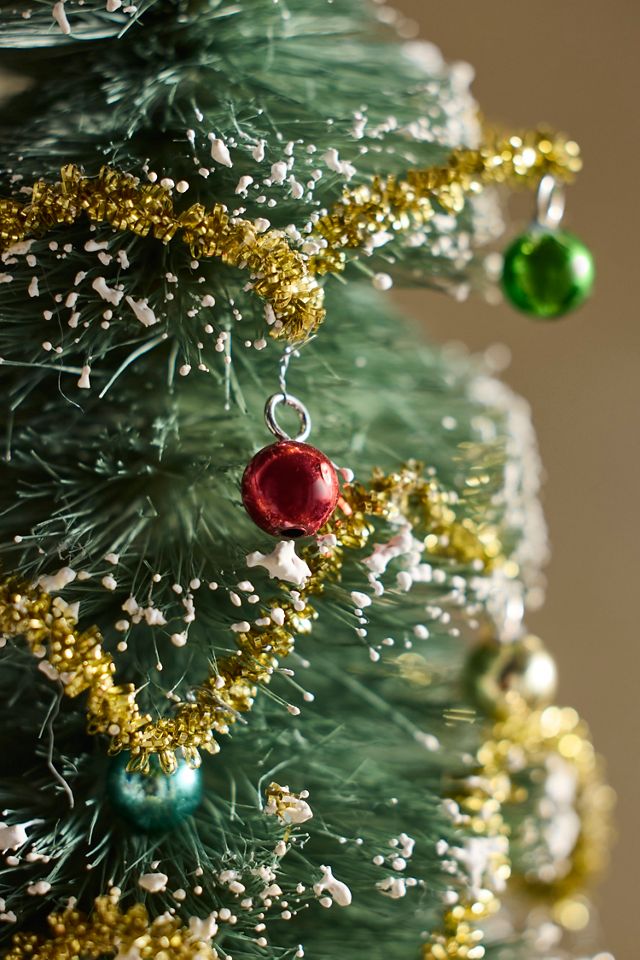 Flocked Garland Brush Tree #3