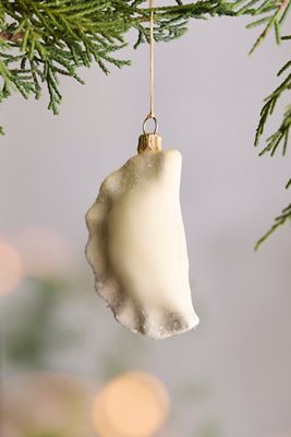 Pierogi Glass Ornament