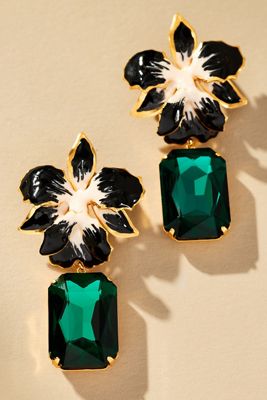 The Pink Reef Vanilla Jewel Drop Earrings