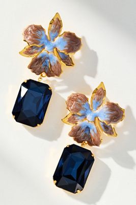The Pink Reef Vanilla Jewel Drop Earrings