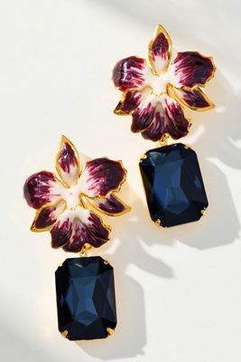 The Pink Reef Vanilla Jewel Drop Earrings
