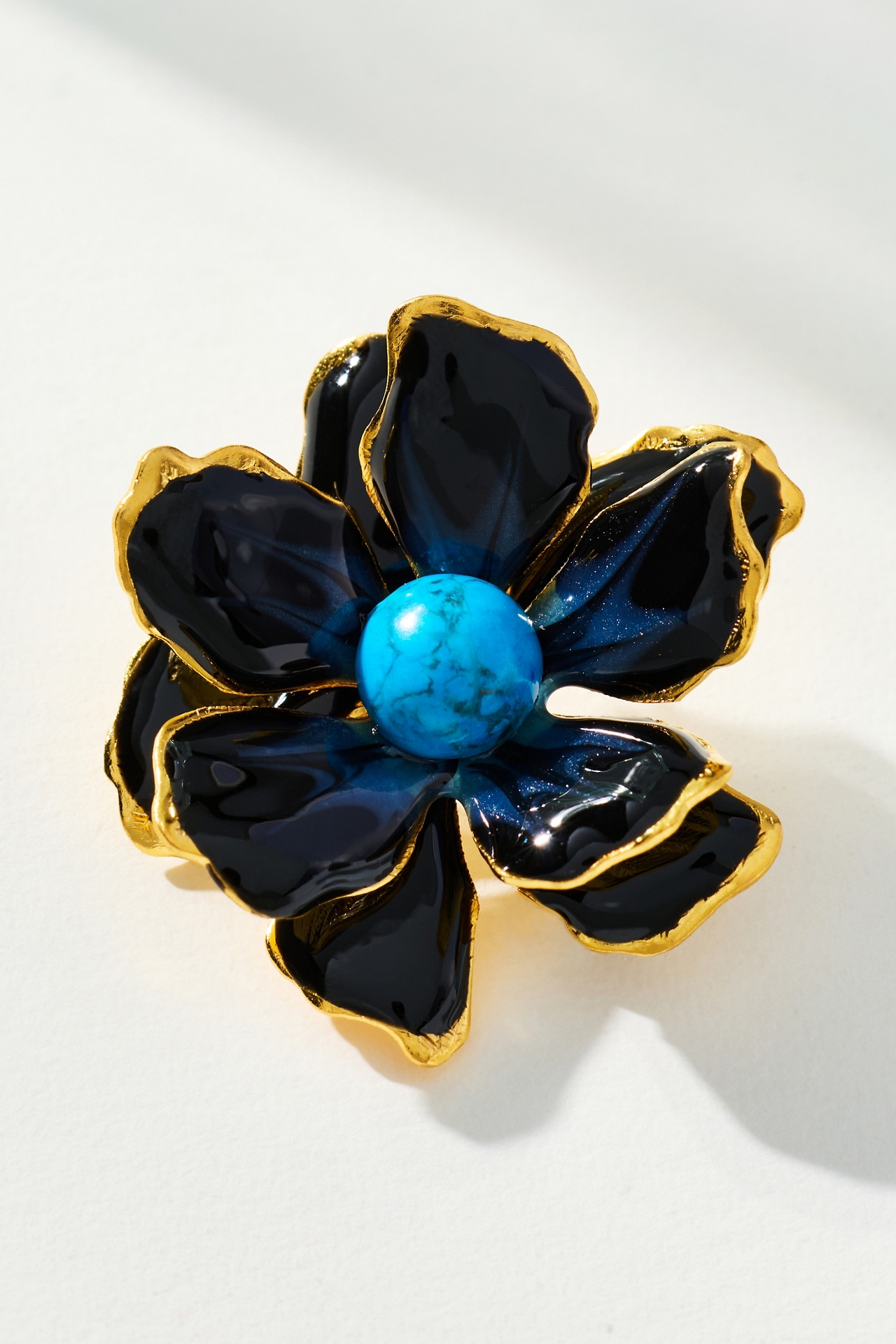 The Pink Reef Small Handpainted Jewel Box Flower Earrings