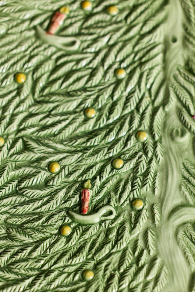 Fir Tree Stoneware Serving Platter #2