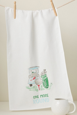 Golf Illustrated Sporty Dish Towel