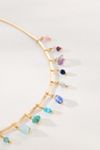 Stone & Crystal Multi Charm Necklace
