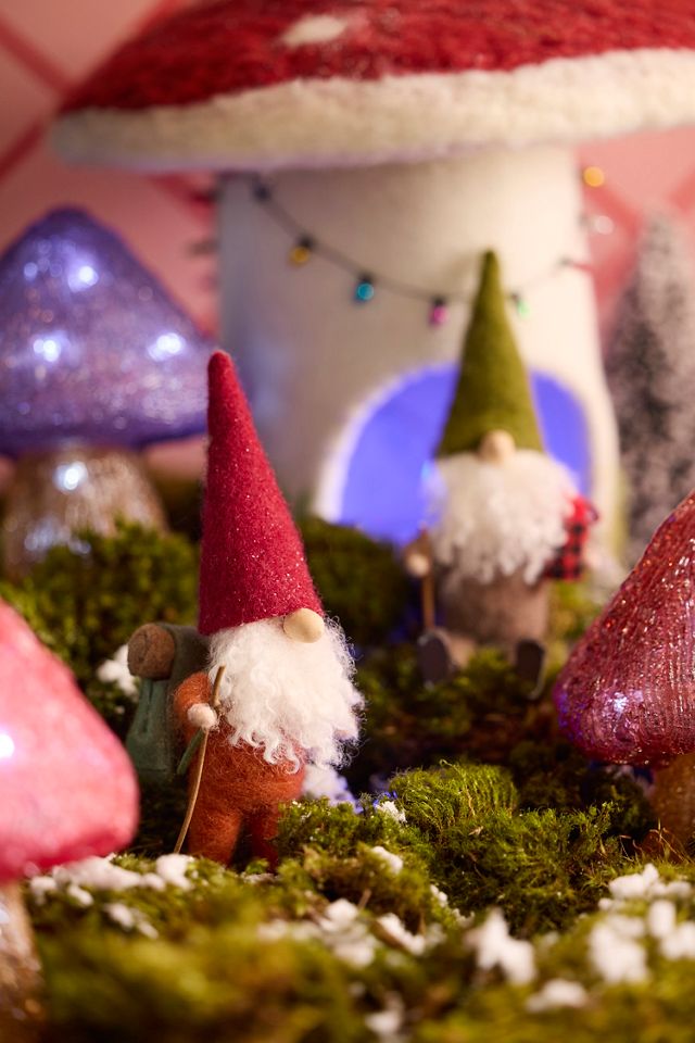 Felt Hiking Gnomes, Set of 4 #1