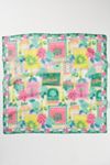 Fun Icon Motif Hair Scarves, Set of 2