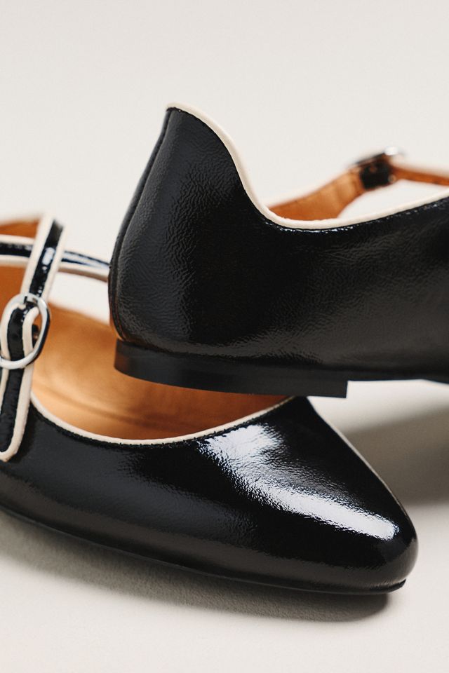 Intentionally Blank Vandam Criss-Cross Mary Jane Flats #2