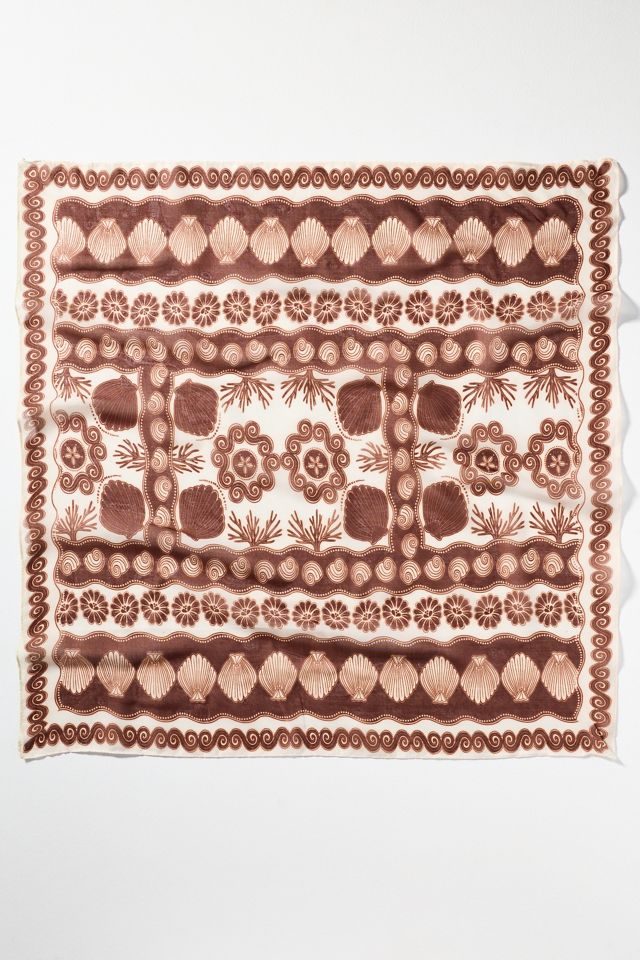 Neutral Patterned Hair Scarves, Set of 2 #2