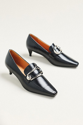 Intentionally Blank Sinna Loafer Heels In Black