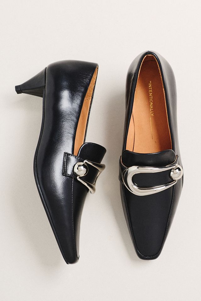 Intentionally Blank Sinna Loafer Heels #1