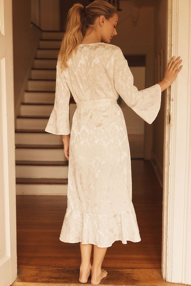 Waverles Floral Ruffle Robe #2