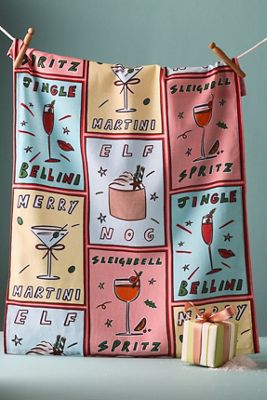 Nephthys Illustrated Holiday Tea Towel