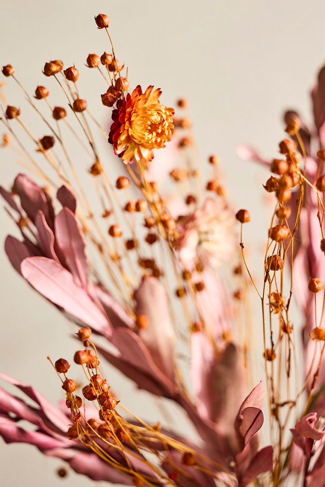 Dried Pink Sherbet Bouquet #1