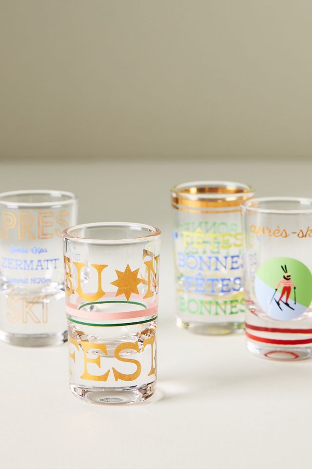 Après Ski Shot Glasses, Set of 4 #1