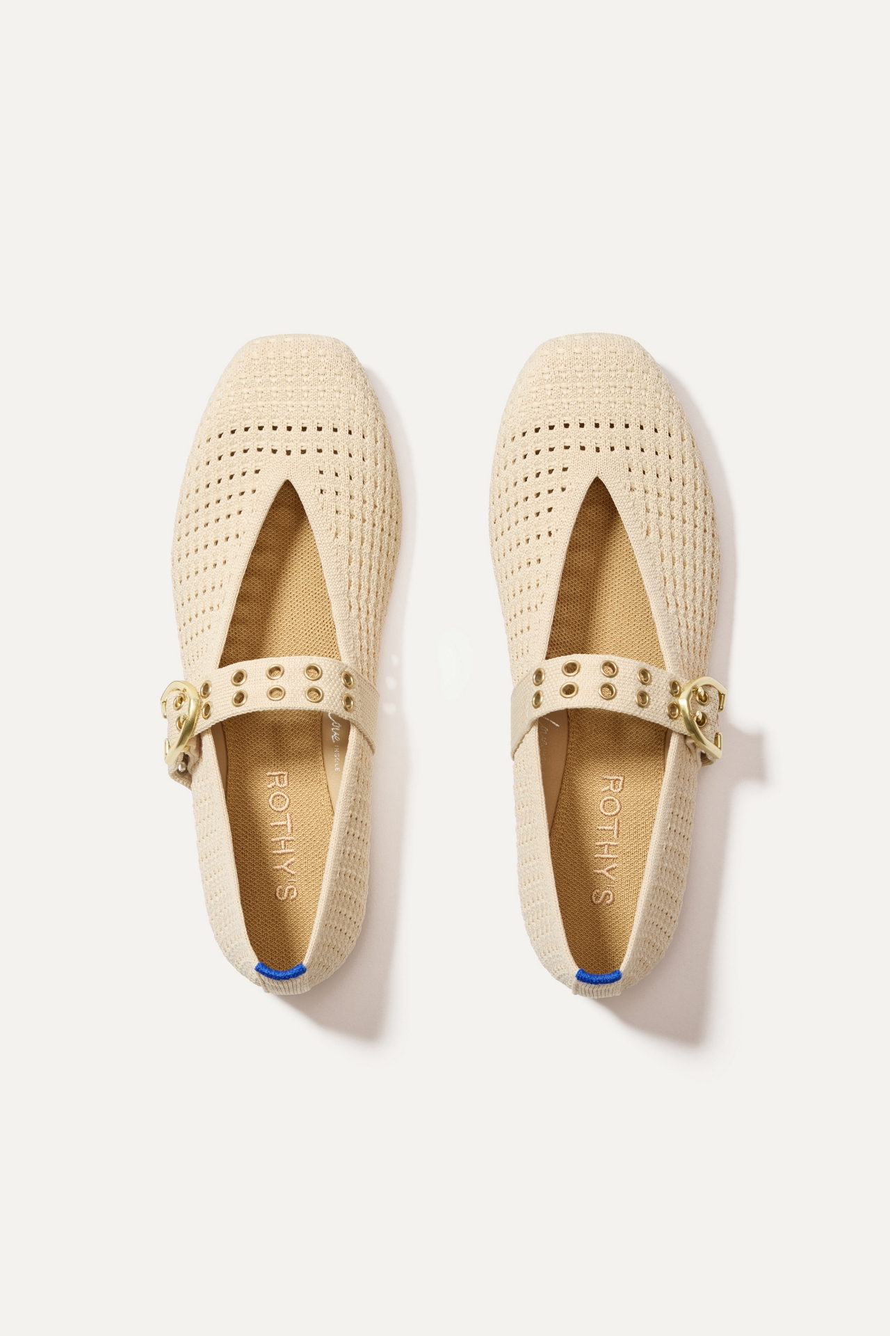 Rothy's The Max Square Buckle Mary Jane Flats