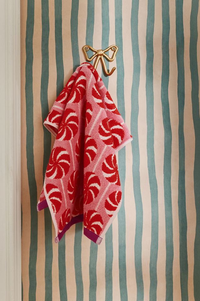 Natalia Bow Brass Double Bath Hook #1