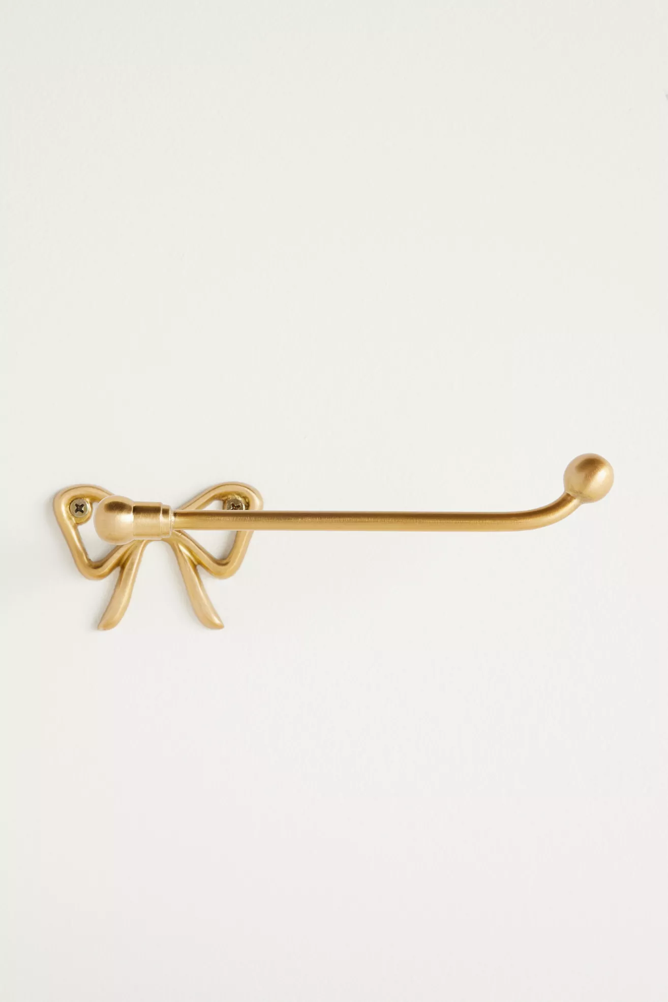 Natalia Bow Brass Toilet Paper Holder