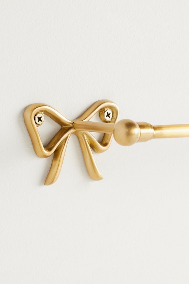 Natalia Bow Brass Towel Bar #2