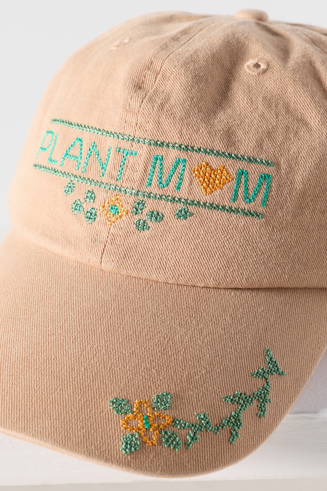 By Anthropologie Pointelle Stitched Baseball Cap