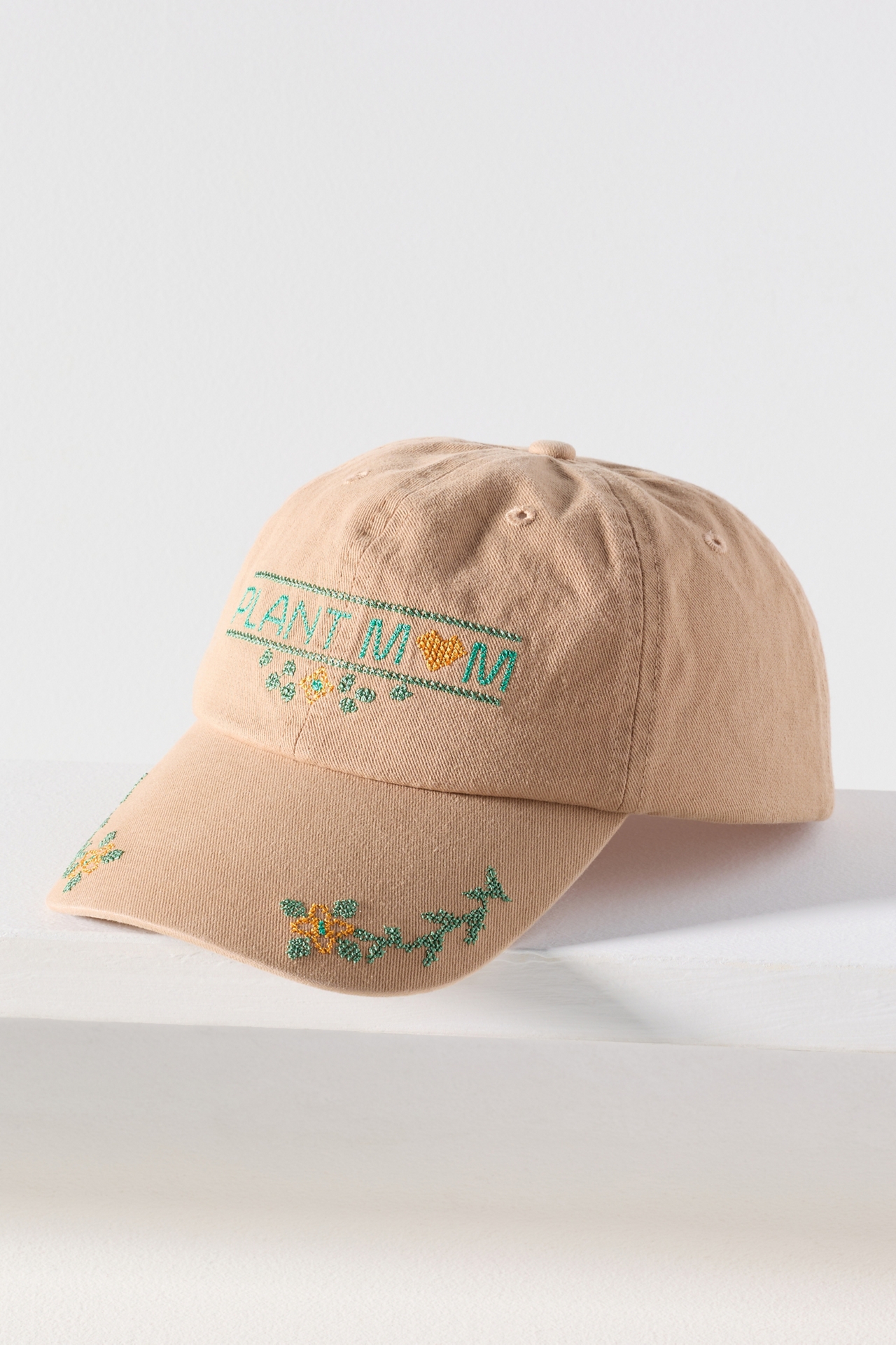 By Anthropologie Pointelle Stitched Baseball Cap