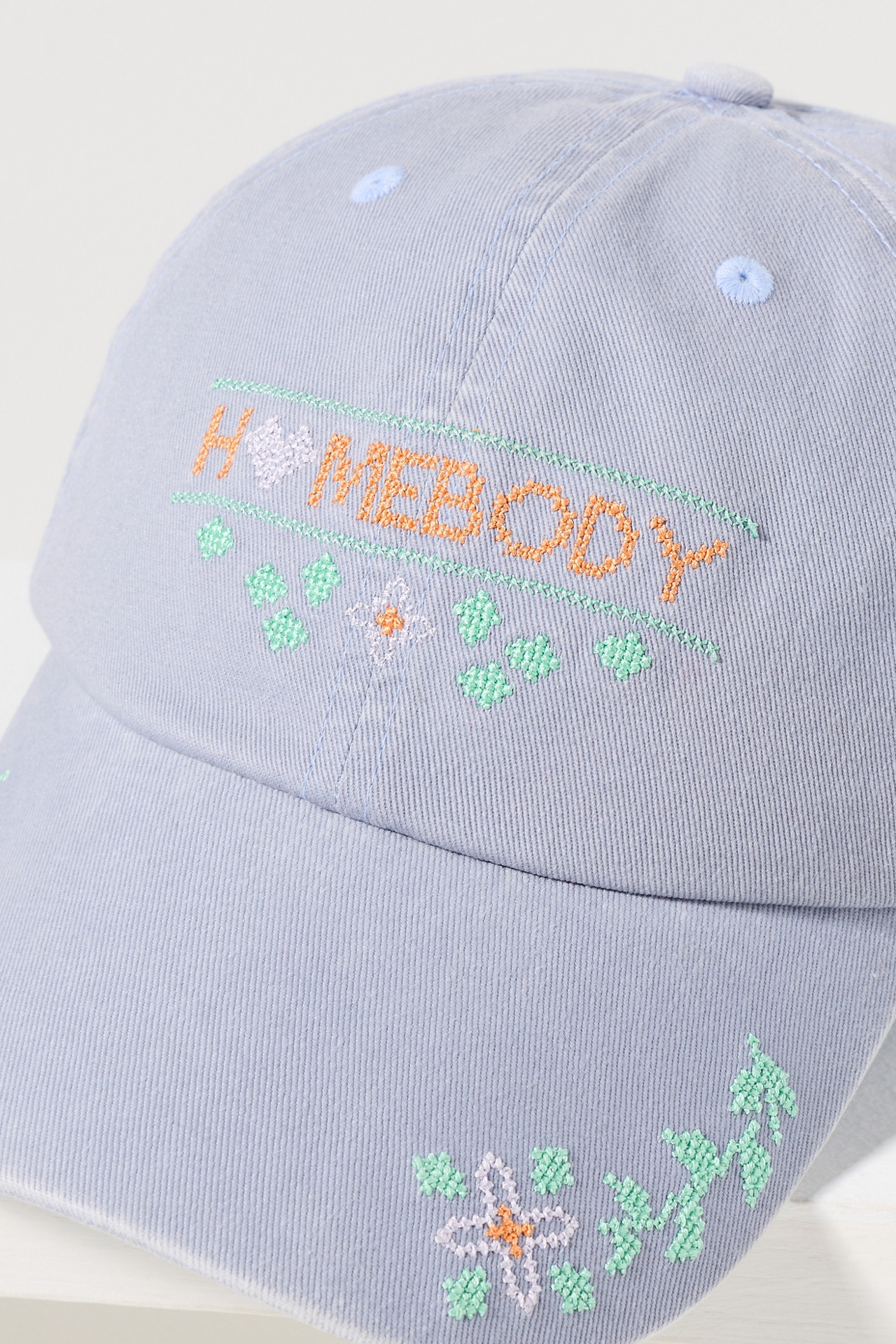 By Anthropologie Pointelle Stitched Baseball Cap