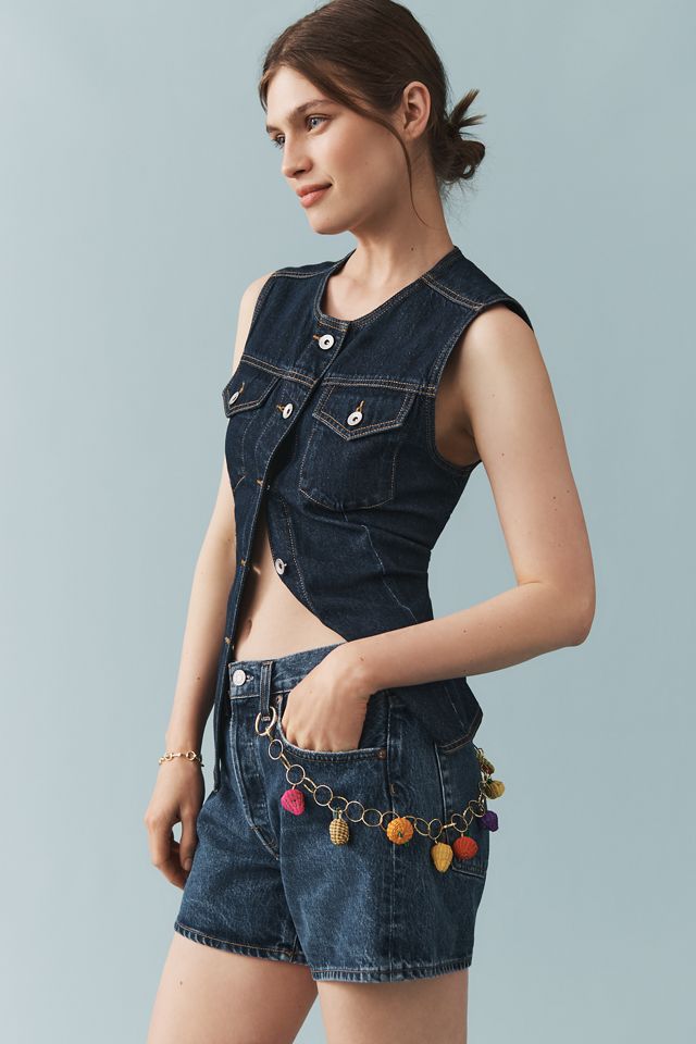 Mercedes Salazar Woven Fruit Charm Pant Chain #1