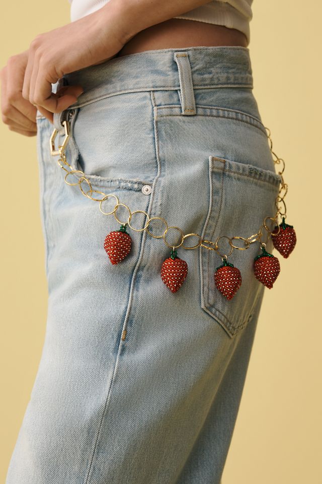 Mercedes Salazar Strawberry Pant Chain #1