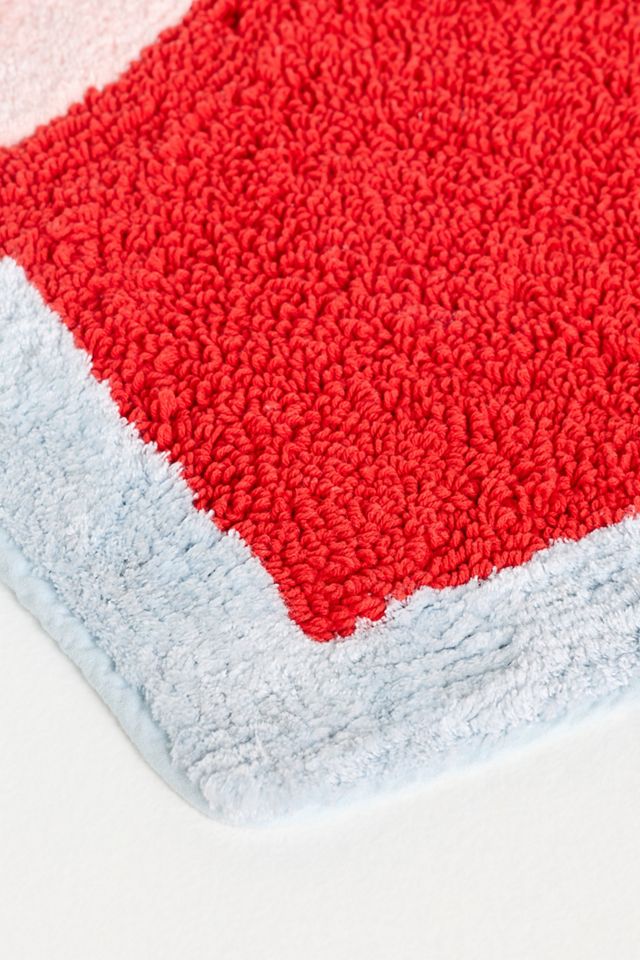 Tufted Valentine's Day Heart-Shaped Bath Mat #2
