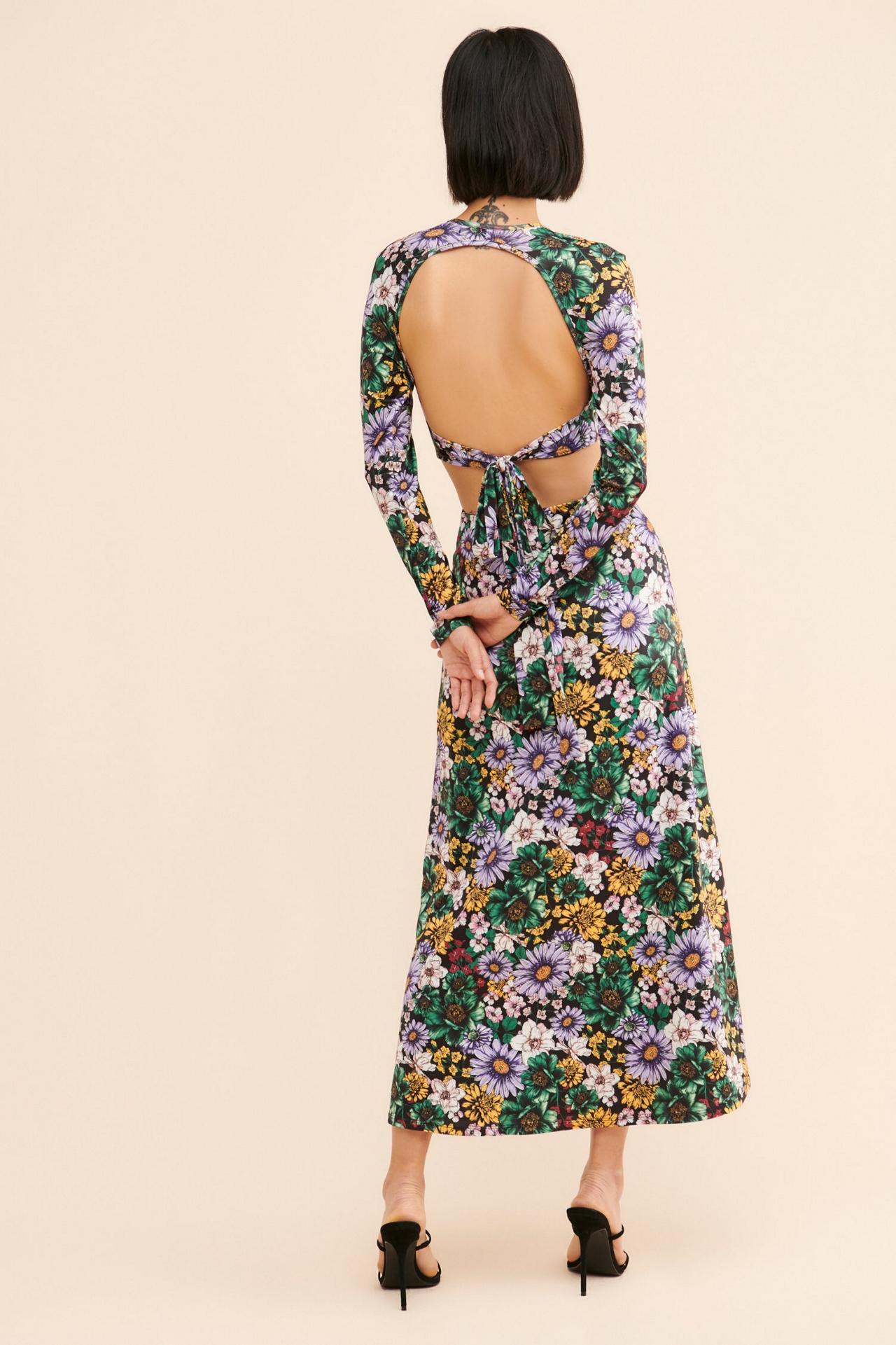 AFRM Assi Cut Out Maxi Dress