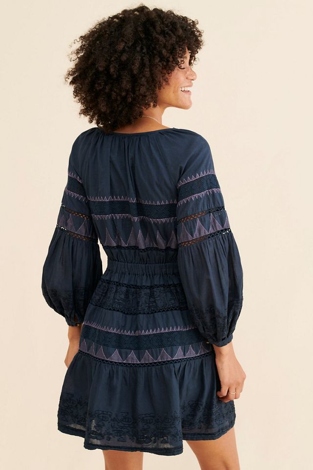 Skye Embroidered Mini Dress #1