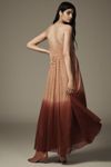 Let Me Be Ombre Strapless Maxi Dress