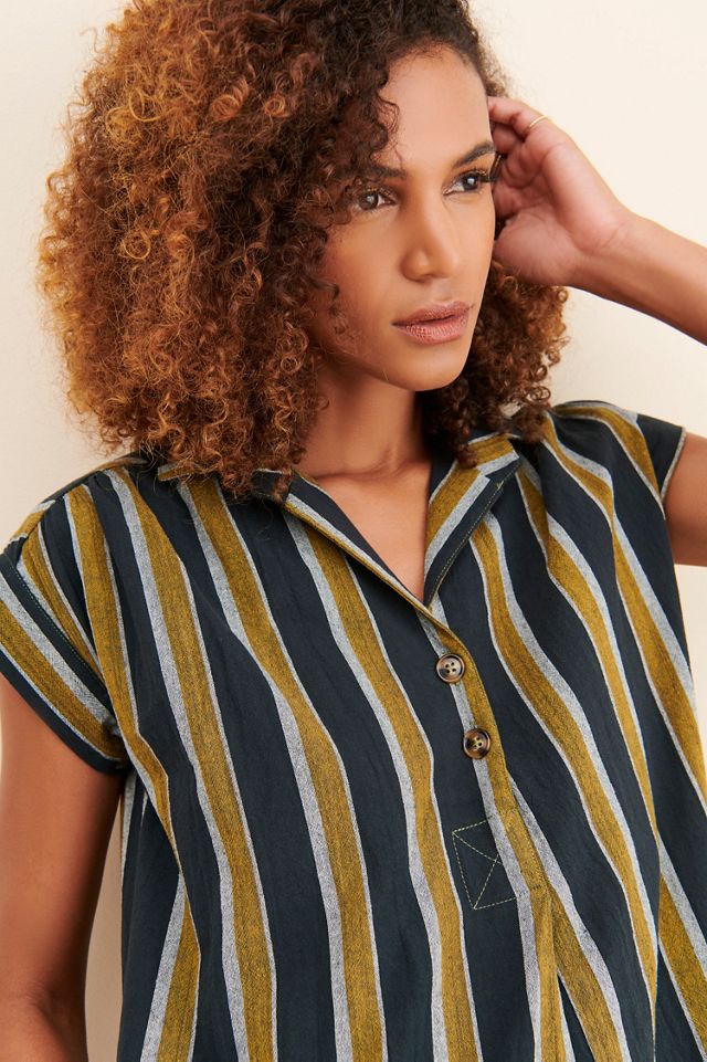 Saint Geraldine Holland Lined Shirt Dress #2