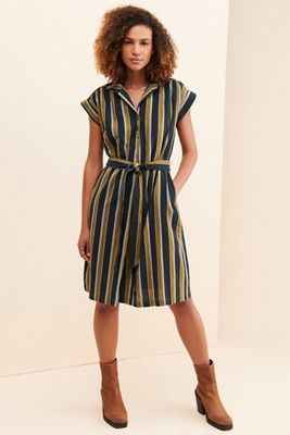 Saint Geraldine Holland Lined Shirt Dress