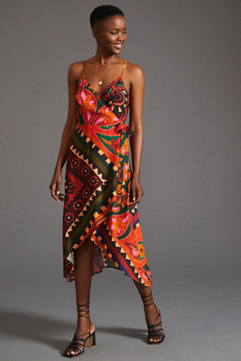 FARM Rio Hanky Wrap Midi Dress | Anthropologie