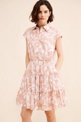 Hutch Floral Mini Shirt Dress