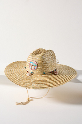 Lucky Zone Straw Rancher Hat In Red