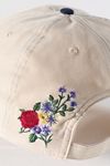 '47 Faux-Suede Floral Baseball Cap